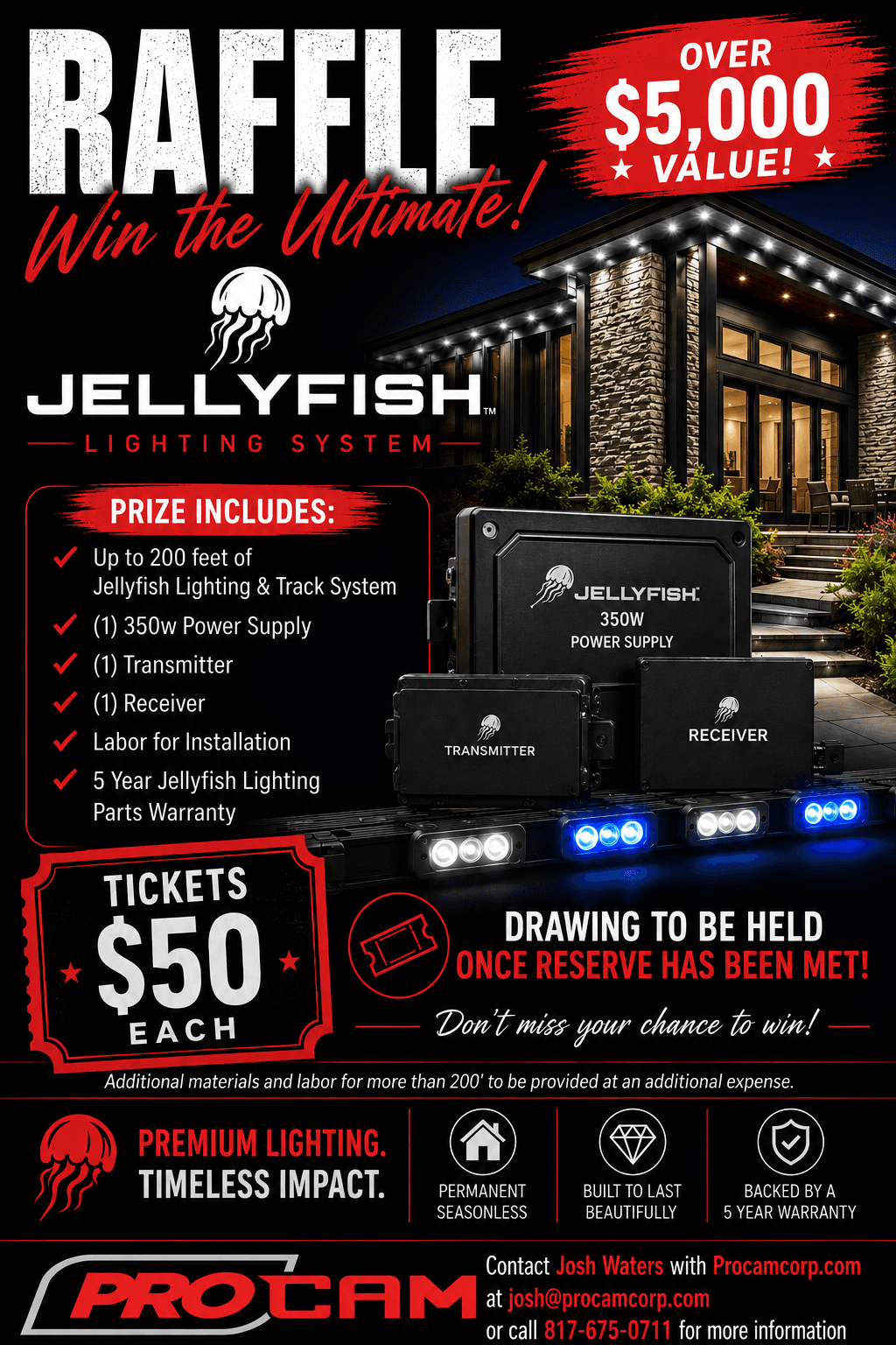 Jellyfish Lighting Raffle presented by PROCAM