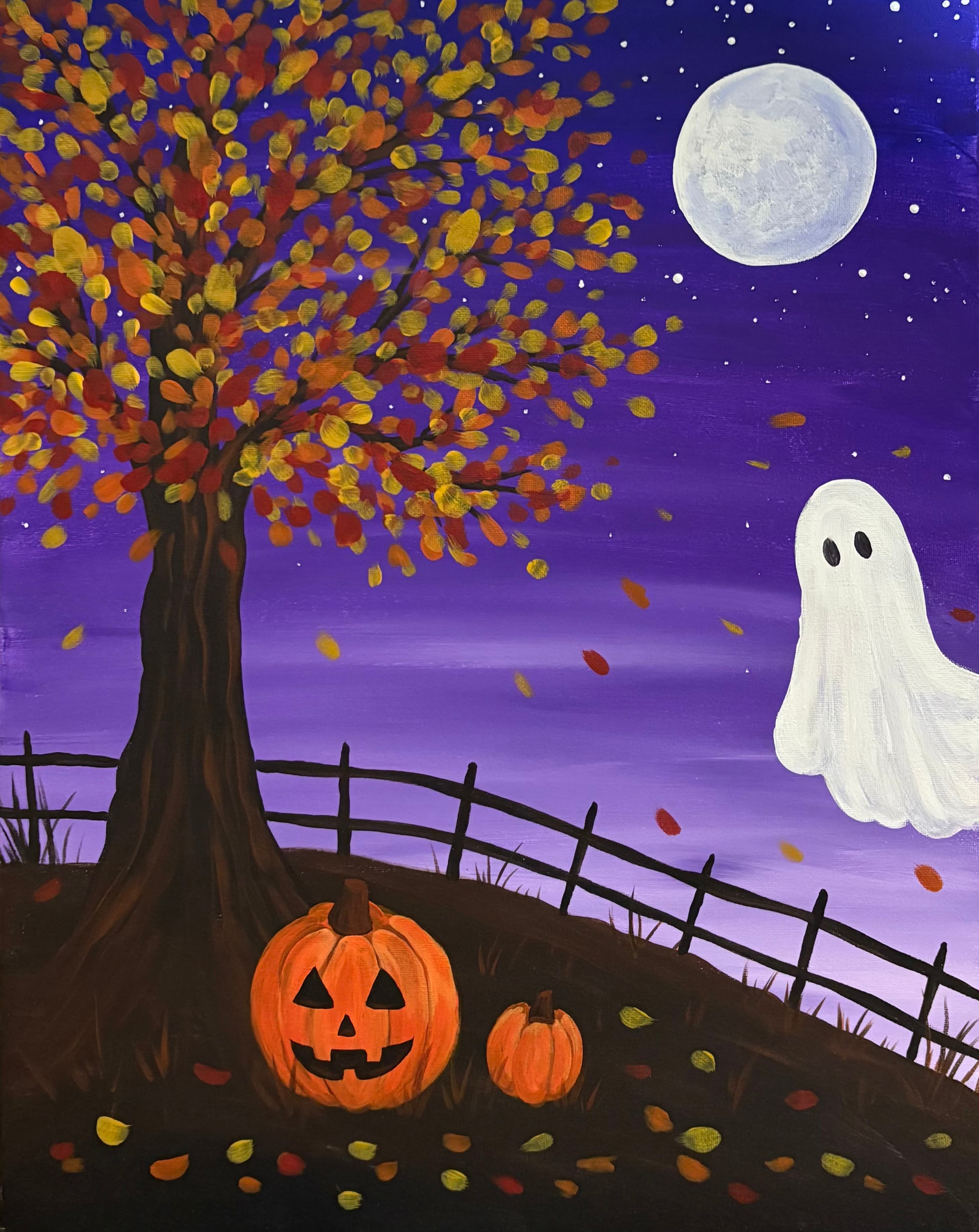 Halloween Paint Class
