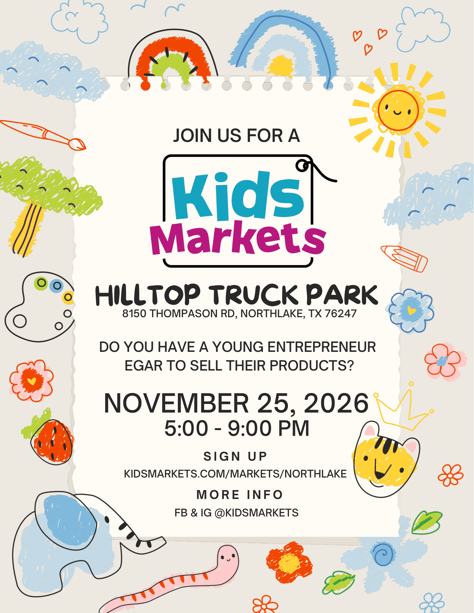 Upcoming event at Hilltop Truck Park 4